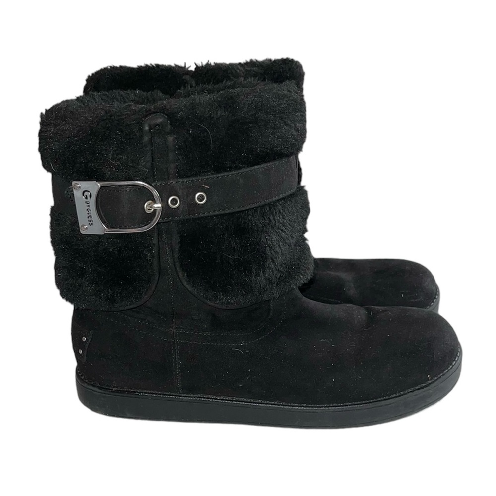 G by Guess Womens Amburr Faux Suede Cold Weather Winter Boots Sz 8M